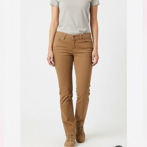Prana womens Hiking‎ Organic Cotton Khaki Outdoor Pants. Size 8/29